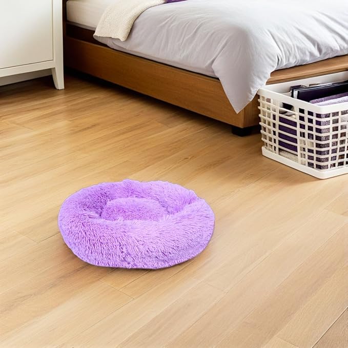 Cama Redonda Perro Pequeño 50cm Lavable Suave miniatura 7