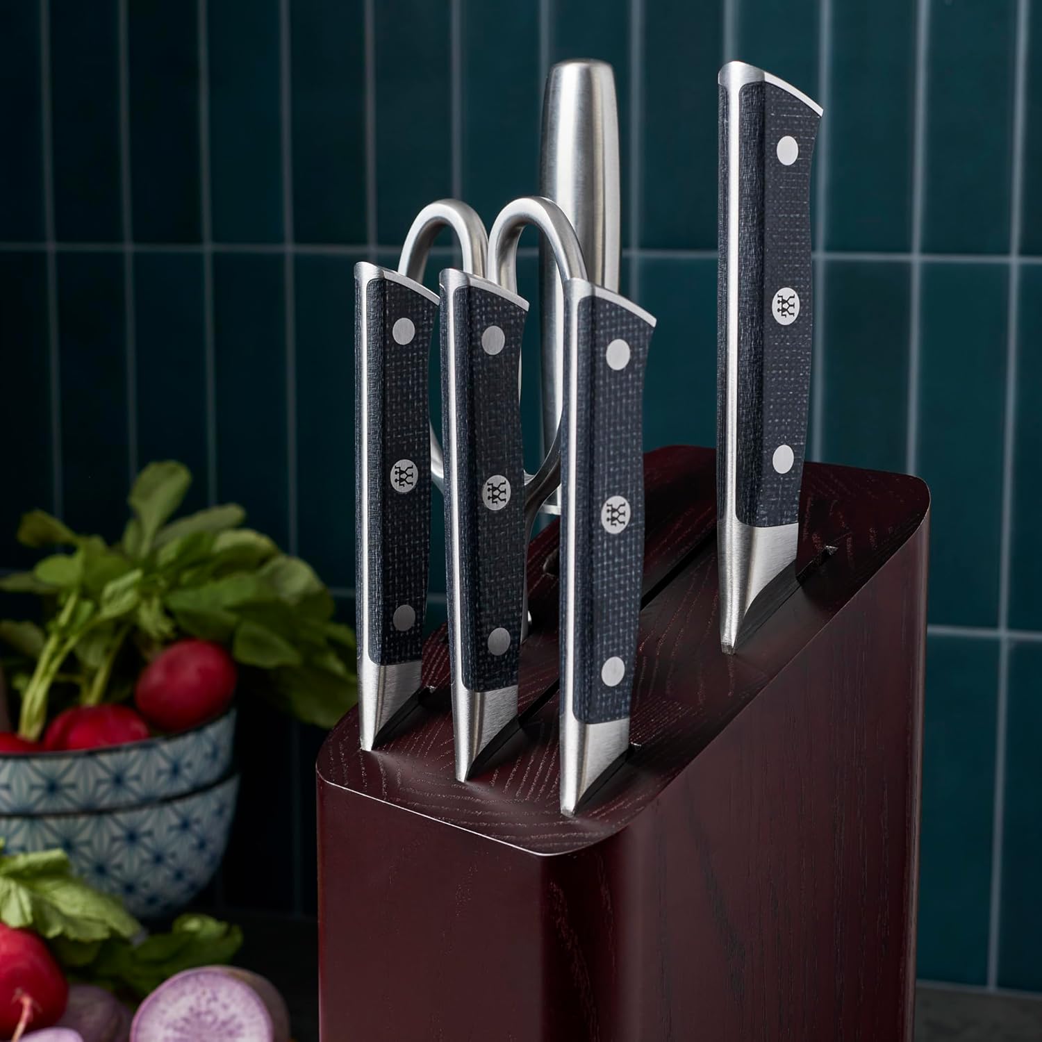 ZWILLING Spectrum 8-pc Knife Block Set - Ash