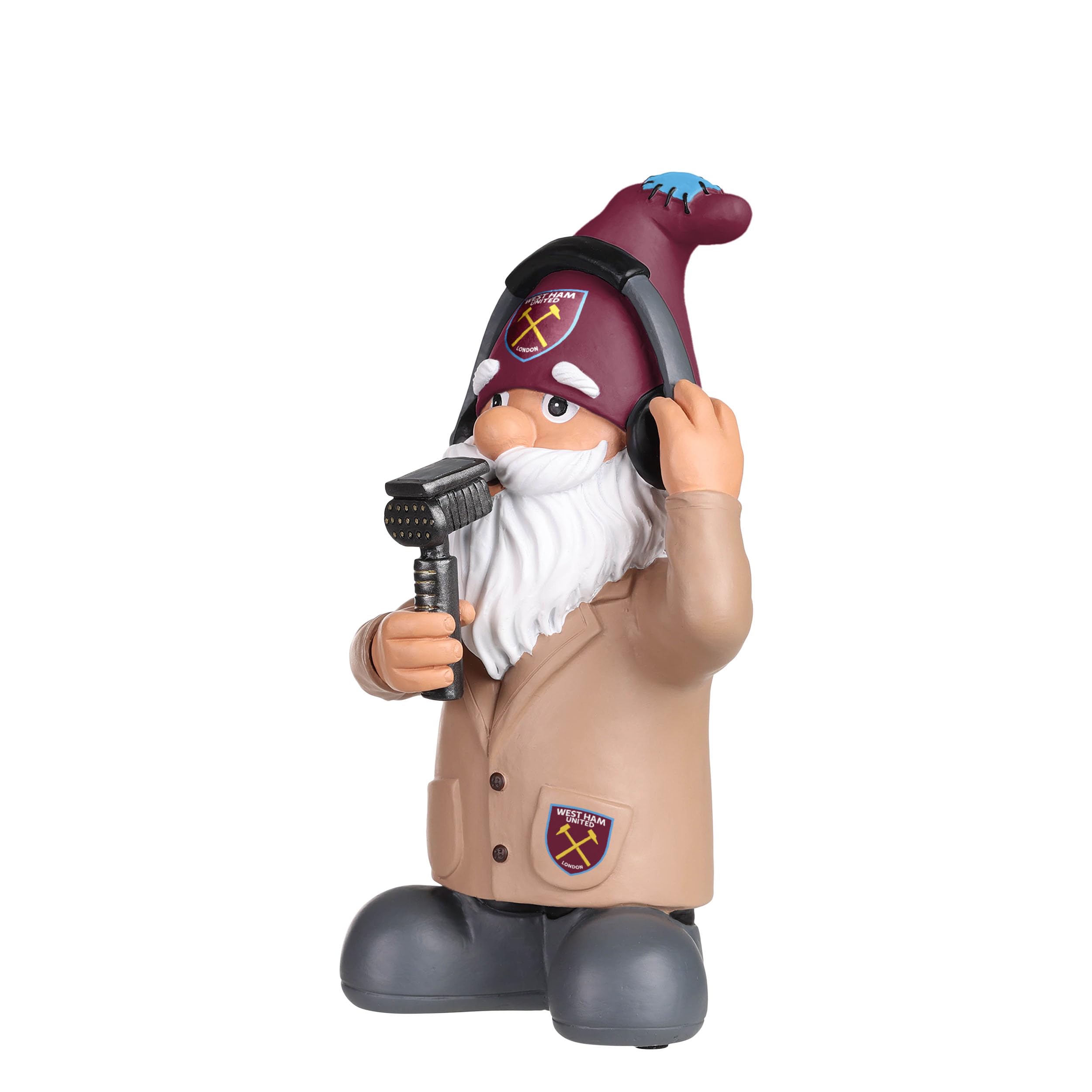 FOCO Officially Licensed West Ham United FC Commentator Garden Gnome - Image 2