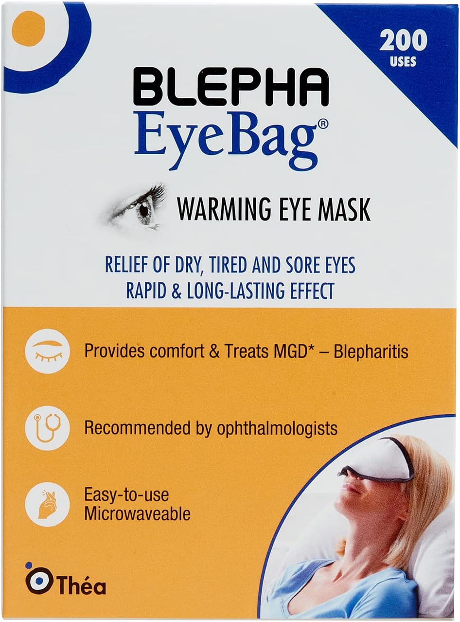Blepha EyeBag Reusable Warming Eye Mask for Rapid & Long-Lasting Relief from Dry, Gritty, Tired Eyes, Black - Image 3