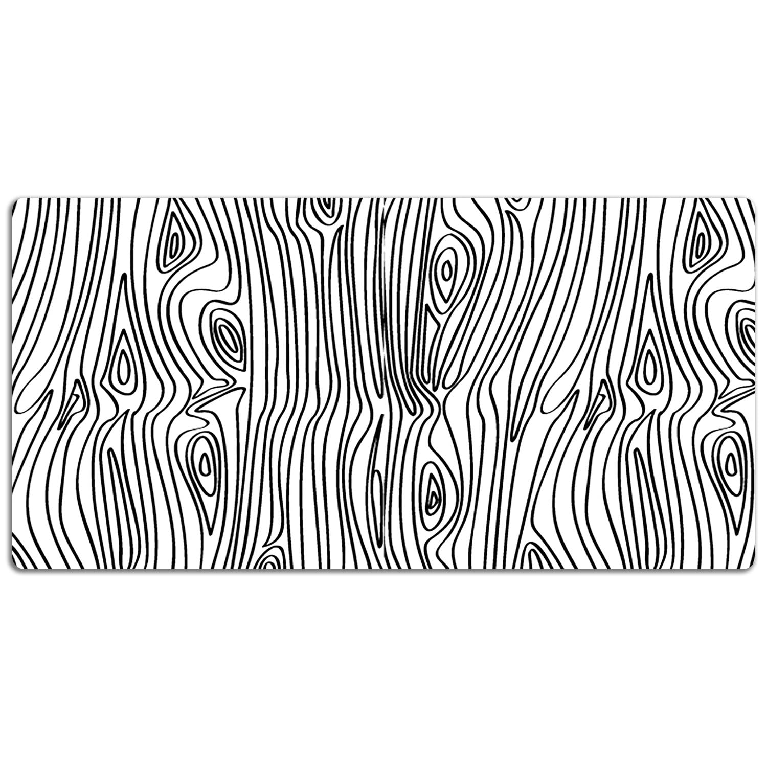 Sottomano Scrivania 120x60 cm Facile da Pulire Antiscivolo Superficie Protettiva Protezione e Decorazione in Vinile PVC per Ufficio e Casa Impermeabile - Imitazione del legno