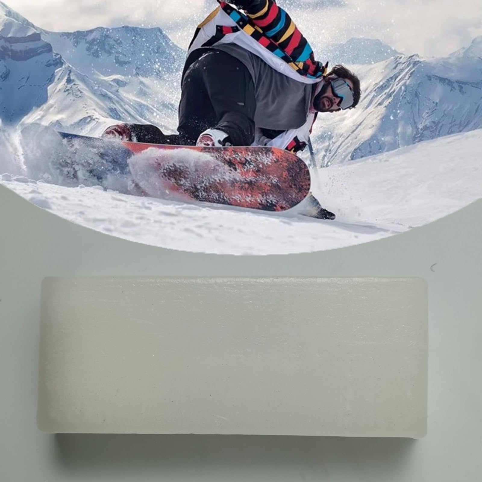 Ceras para tabla de surf, skimboard y monopatín, cera de aumento de temperatura completa, cera de esquí de baja temperatura, pieza de mantenimiento