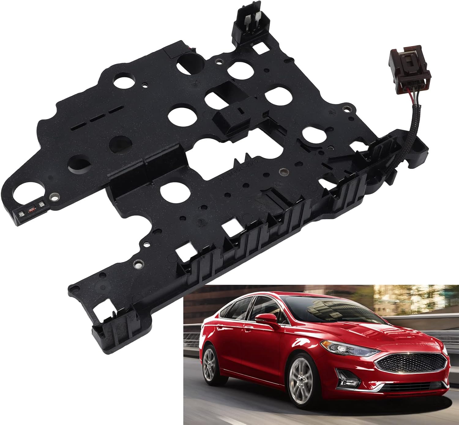 Qiilu Control Valve, 6F35 Valve Body Plate Replacement for Fusion Taurus Escape