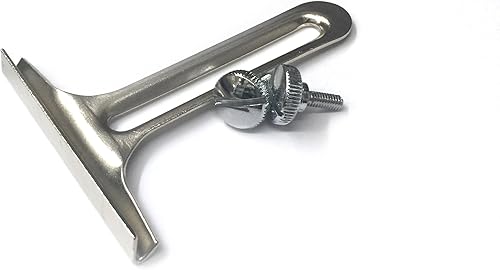 Miniatura 2 de wenettion Calibre "T" para máquina de coser/guía de borde de costura con tornillos