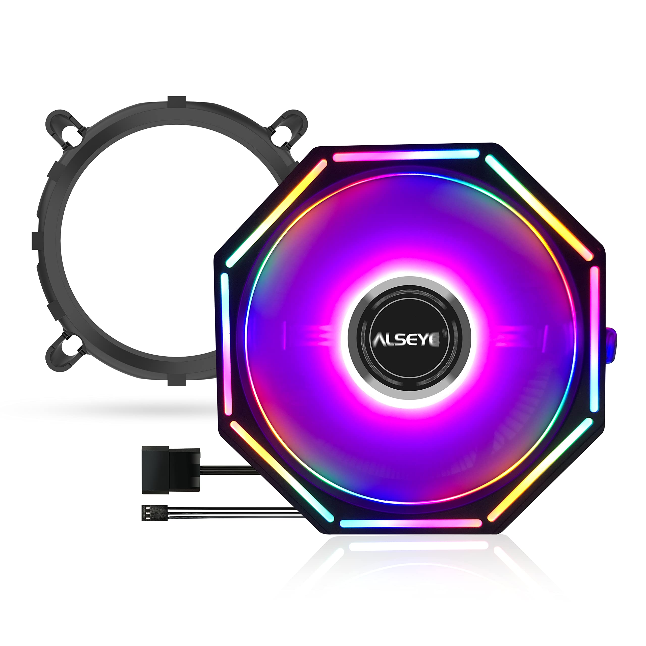 ALSEYE O120Z Plus 120mm RGB 4pin PWM CPU Cooler : Amazon.in