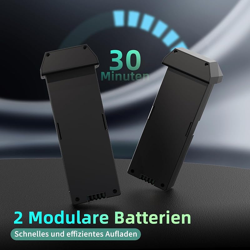 Toladrone 4K Kamerás Drón - Kefementes Motor, 5G WiFi, 40 km/h Sebesség, 30 Perc Repülési Idő, Felnőtteknek és Kezdőknek, Fekete
