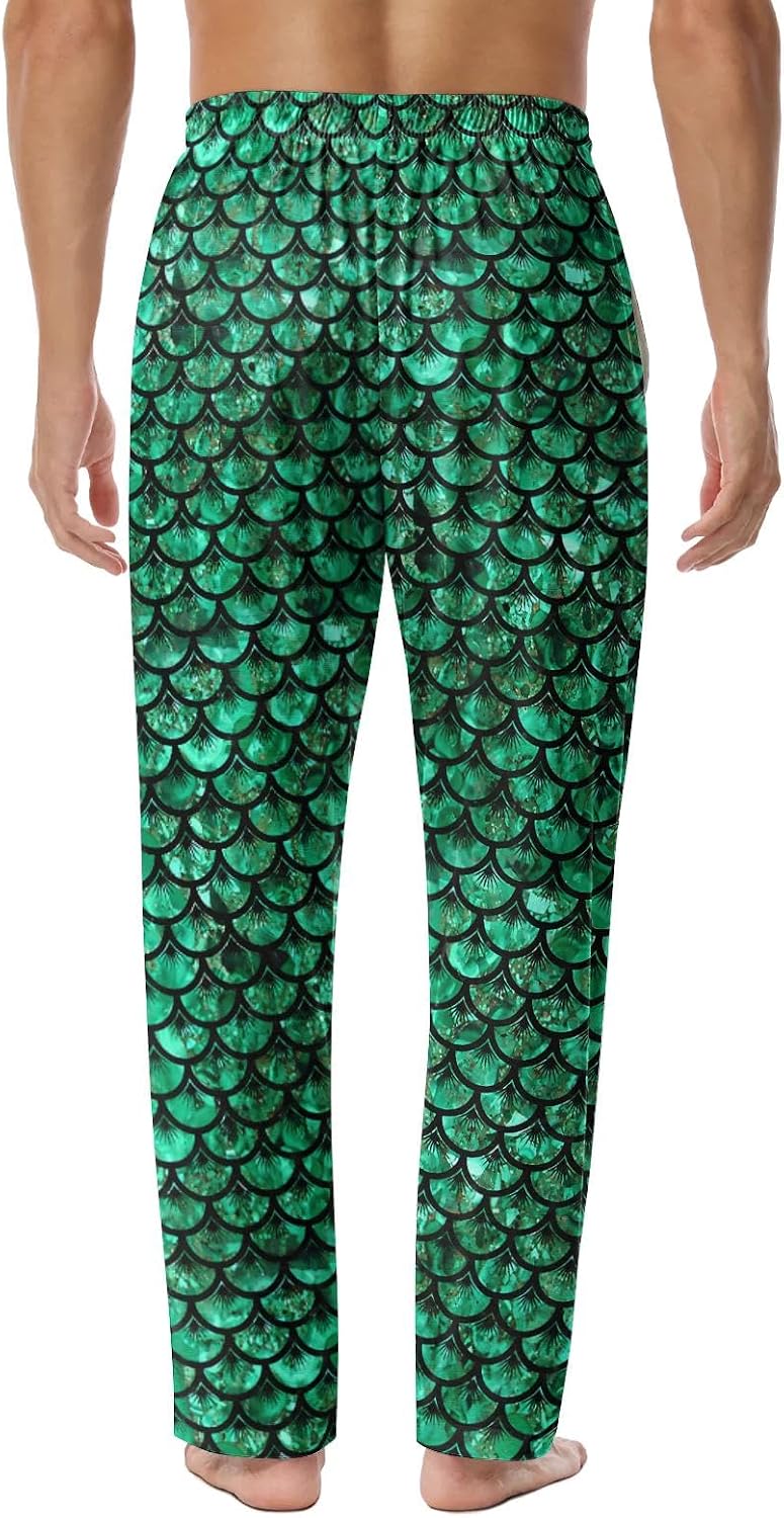 Hello Gorgeous Men's Pajama Pants Lightweight Soft Sleep Lounge Pants Elastic Waist Drawstring Bottom Pant Sleepwear for Men
