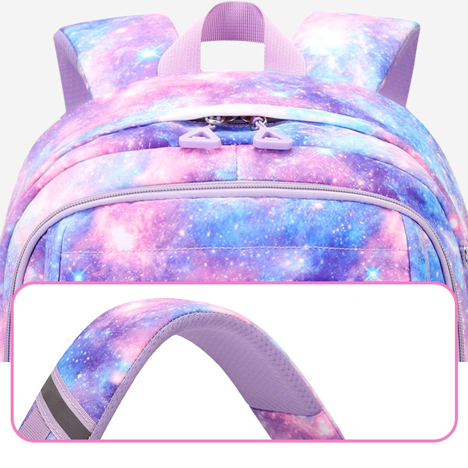 Zaino Bambini, Zaino Bambina Scuola Elementare Spallacci Imbottiti, Zaino per Ragazze per la Scuola, Grande capacità, Leggero, per l'uso Quotidiano, per spostamenti, Design Elegante e Durevole.