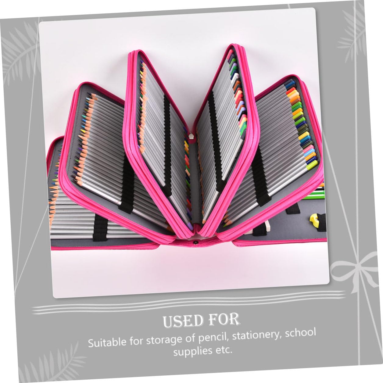 DOITOOL Astuccio Portapenne Grande Capacità Borsa Matite Resistente e Leggera Multifunzionale per Viaggio e Scuola