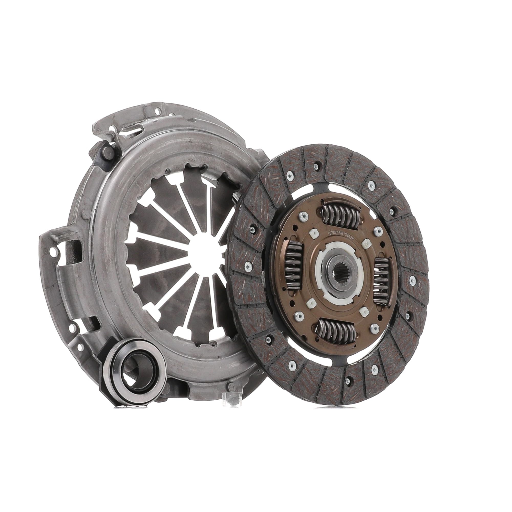 RIDEX 479C0070 Kit frizione con spingidisco frizione con disco frizione con cuscinetto disinnesto Compatibilità con FIAT 500 312