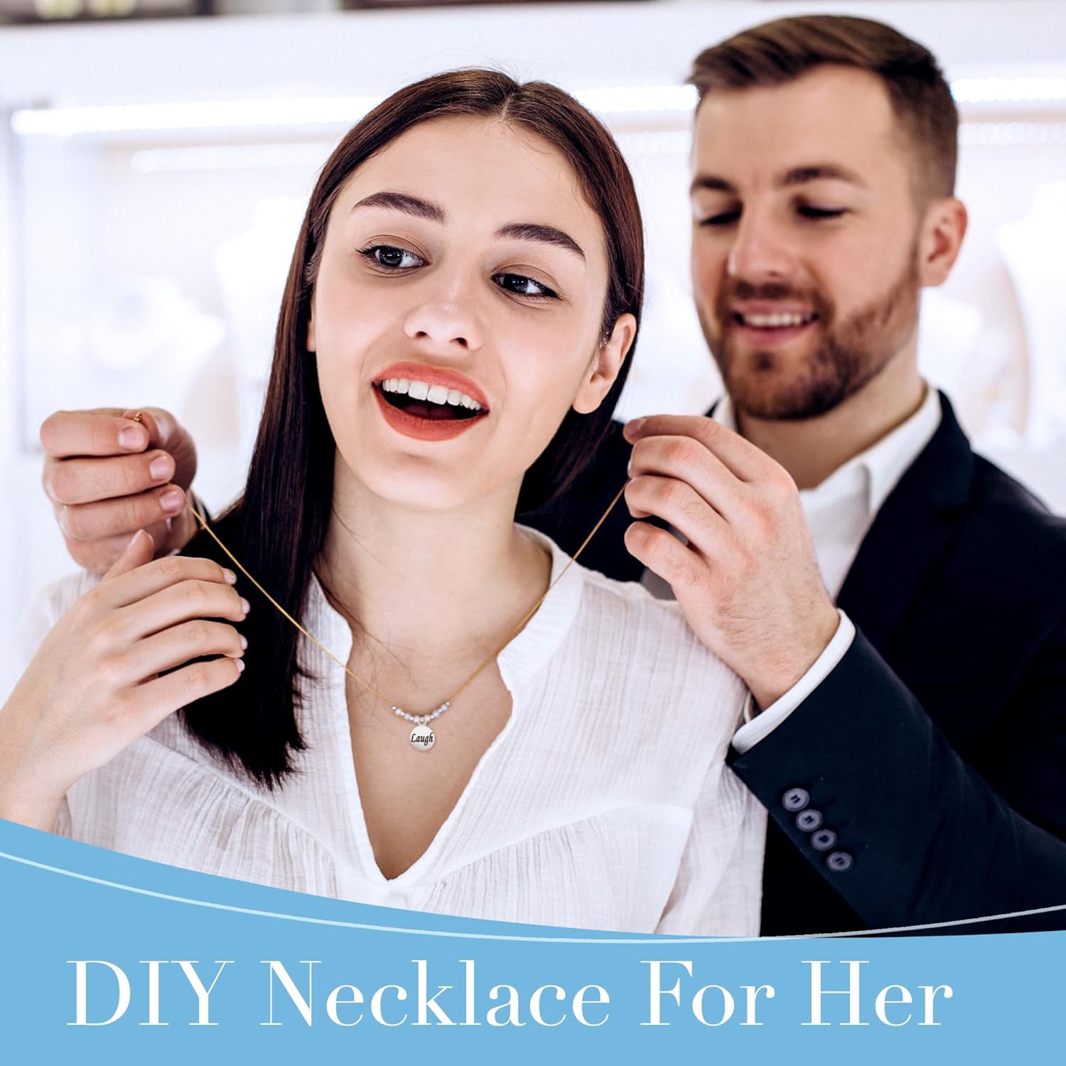 TXIN 140 Pieces Silver Inspiration Charms for Bracelets and Jewelry Making, Round Letter Alloy Flat Pendants for DIY Necklaces Keychain Crafts, 7 Styles - Image 6