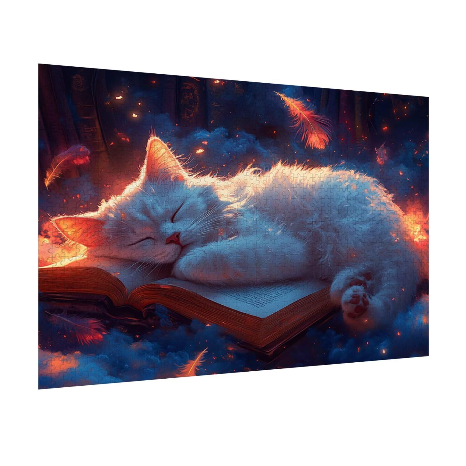 Puzzle 1314 Pieces Chats Puzzle 3D, Adultes Classique Puzzles, n-506