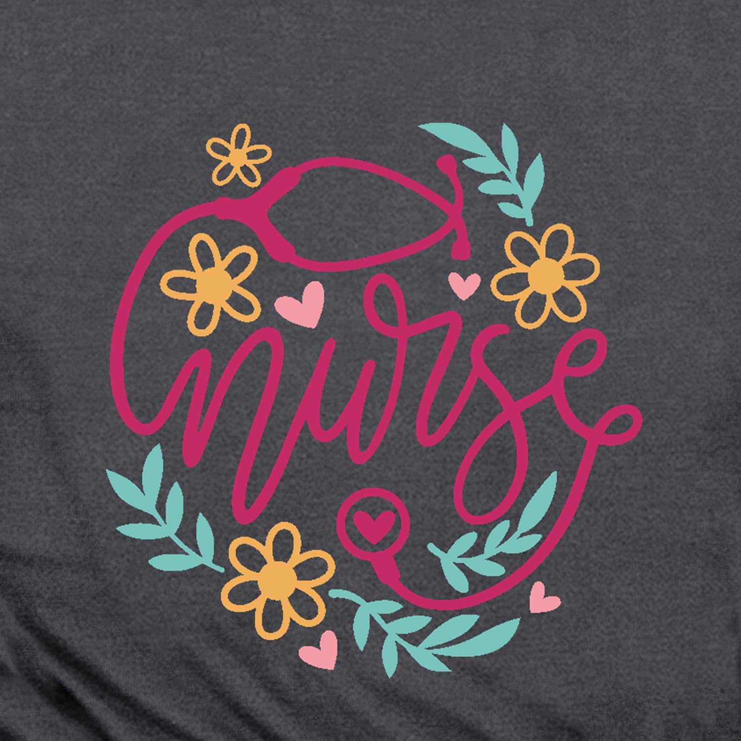 Womens Nurse Shirts School Nurse T-Shirts Nursing Life Tee Tops - Image 5