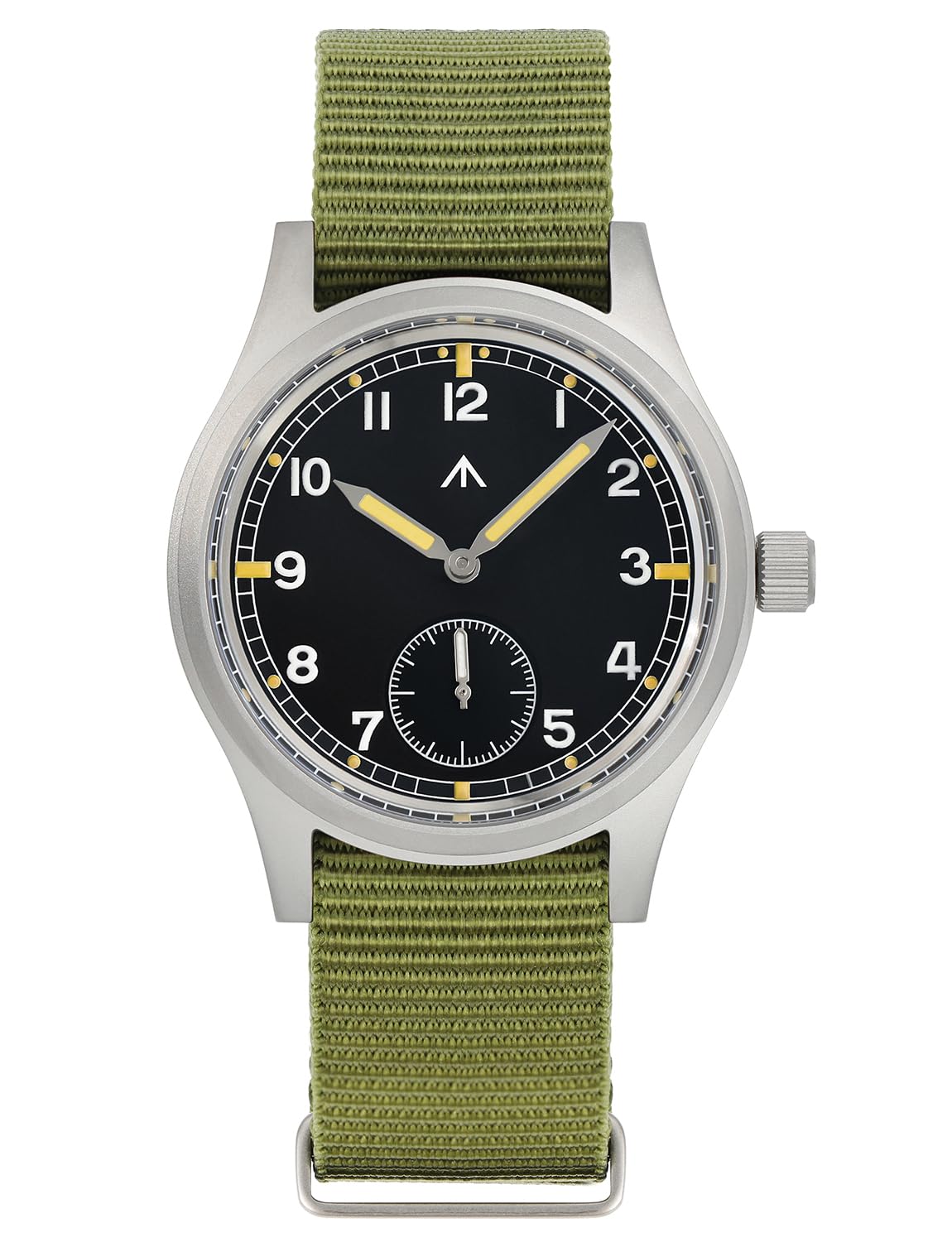 TACTICAL FROG Militado D12 Military Mens Watch VD78 Quartz Sapphire Crystal C3 Super Luminous 36mm Dial Military-Style Dress Watches, 100M Waterproof, Hand-B & ArmyGreen-Nylon-Strap, Traditional (B0CNVWZLXM) Amazon Price History, Amazon Price Tracker