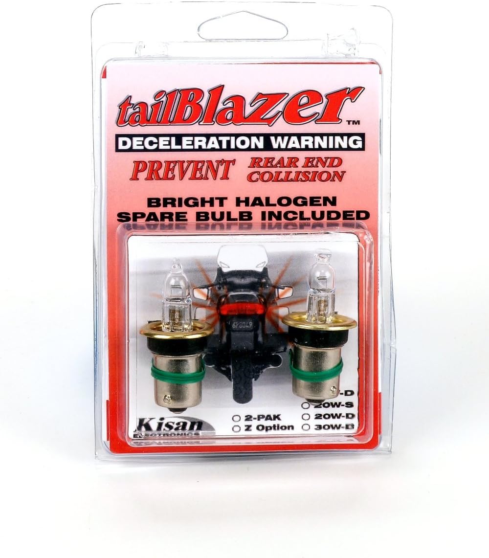 Motorcycle Brake Light Flashing.
