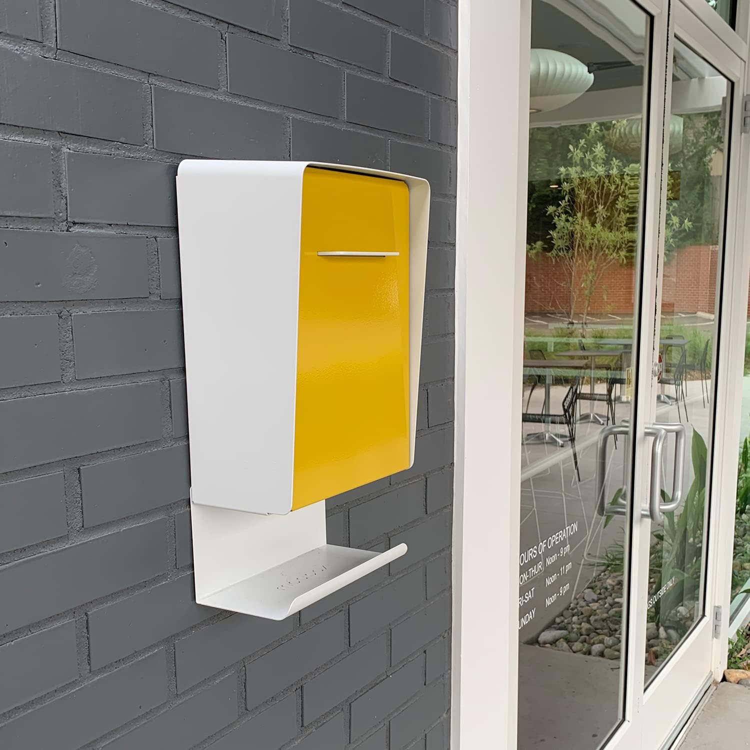 modbox USA Modern Locking Wall Mounted Mailbox - Custom Color Combination with Letter Tray - 12 Color Options