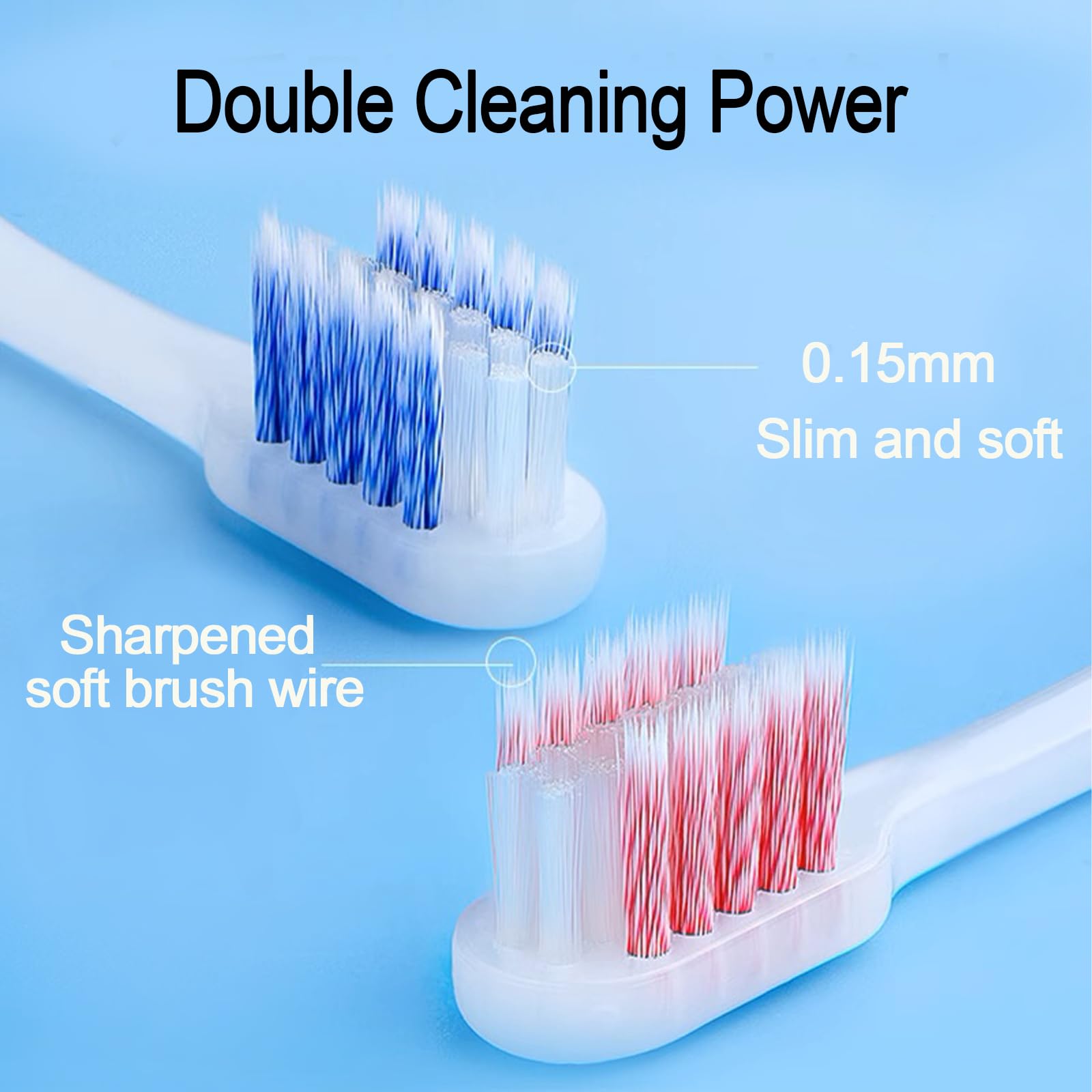 6 cepillos de dientes ortodónticos en forma de U y 6 cepillos interdentales, cepillos de dientes de cerdas suaves para adultos