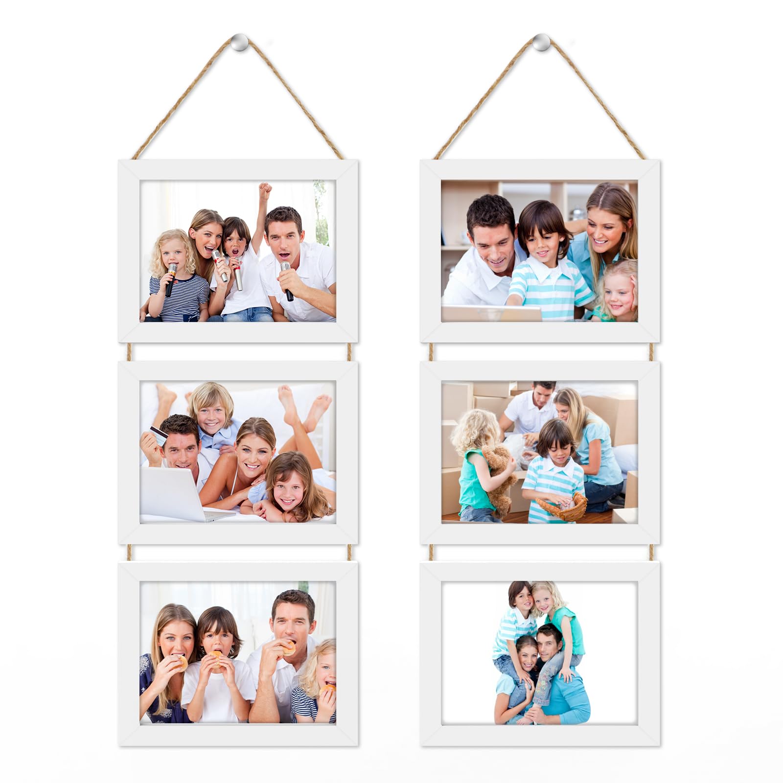 Cadres photo avec ficelle anti-poussière pour organiser vos photos volantes