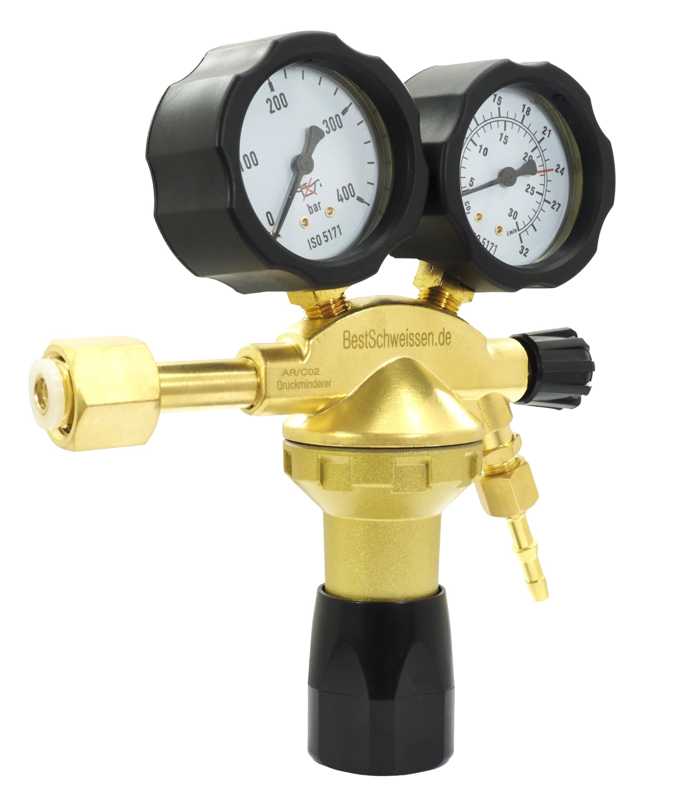 Mix Ar/CO2 Argon gasfles beschermgasfles Argon met drukregelaar Argon - 10L 200 bar gevuld drukregelaar Mini Ar/CO2  voor lasgas TIG MIG MAG