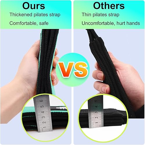 Miniatura 3 de Lights Mountain 1 par de correas de doble bucle de pilates para reformer fitness, correas de anillo en D, accesorios de ejercicio de yoga para