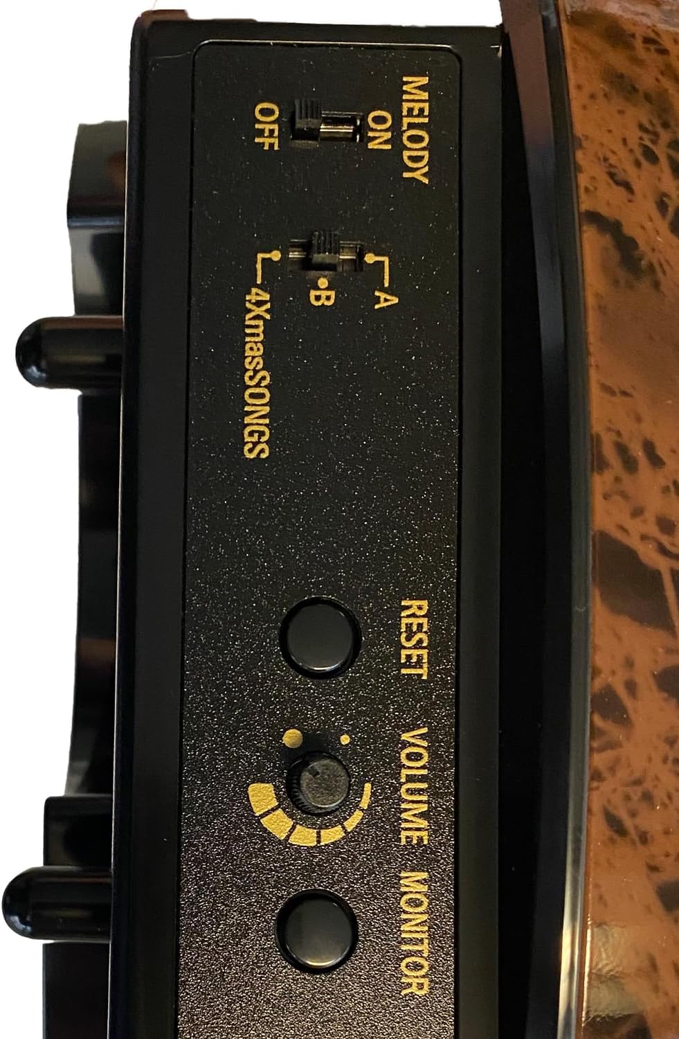 Rhythm Clocks "Woodgrain Blossom Magic Motion Clock 4MH828WD23