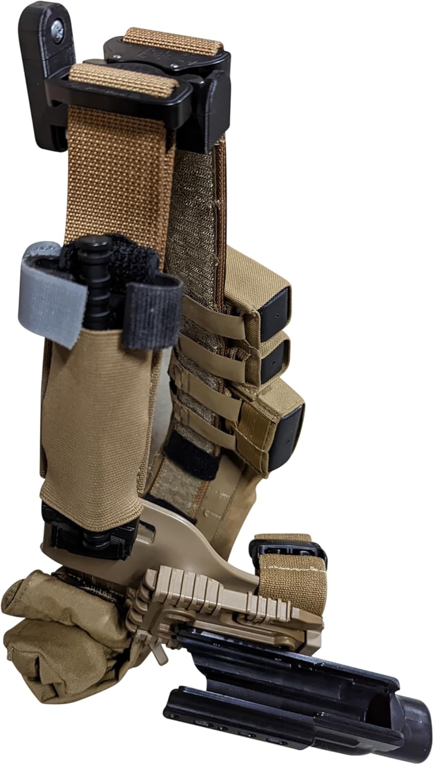 Hammy3DPrints Tactical/Battle Belt Mount - Wall | Gear Holder Storage Rack