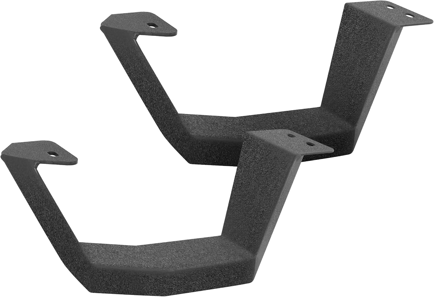 Go Rhino RB10 / RB20 / RB30 Drop Steps - Pair | Galvanized Steel, Protective Bedliner Coating | 69420000T | Fits RB10, RB20, or RB30 Running Boards from Go Rhino