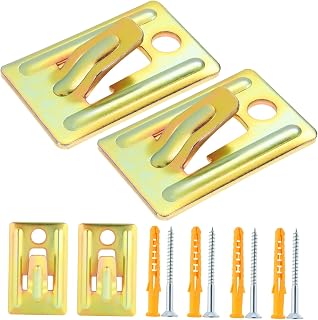 HOMSFOU 4pcs Water Heater Replacement Parts Wall Mounting Support Bracket for Electric Water Heaters Multiuse Mounting Kit