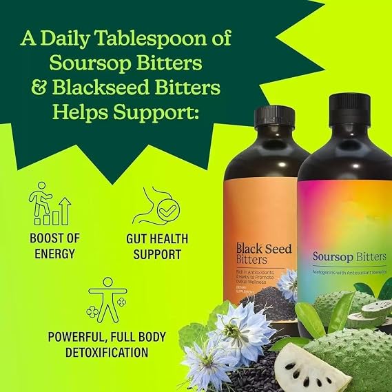 Soursop Bitters | Promotes Internal Cleansing, Digestive Health & Immune Support, Gluten-Free