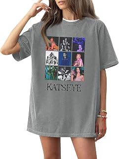 Women's Katseye Shirt Trendy Short Sleeve Graphic Tees Music Album Merch Fashion Shirt, S-5XL