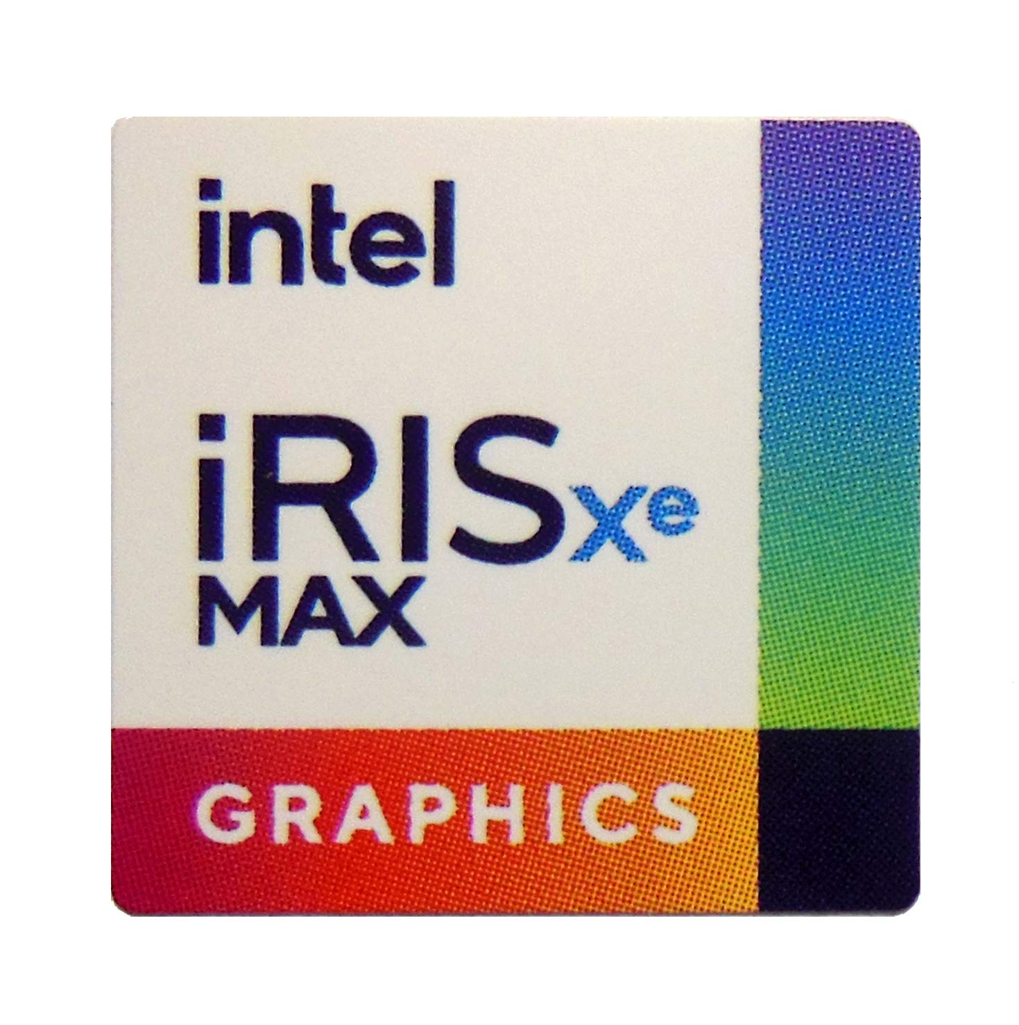 VATH Sticker Compatible with Intel iRISxe MAX Graphics 18 x 18mm / 11/16