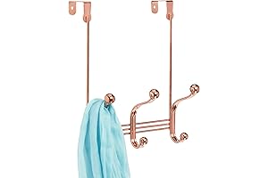 iDesign York Metal Over the Door Organizer in Rose Gold: A Must-Have for Stylish Storage