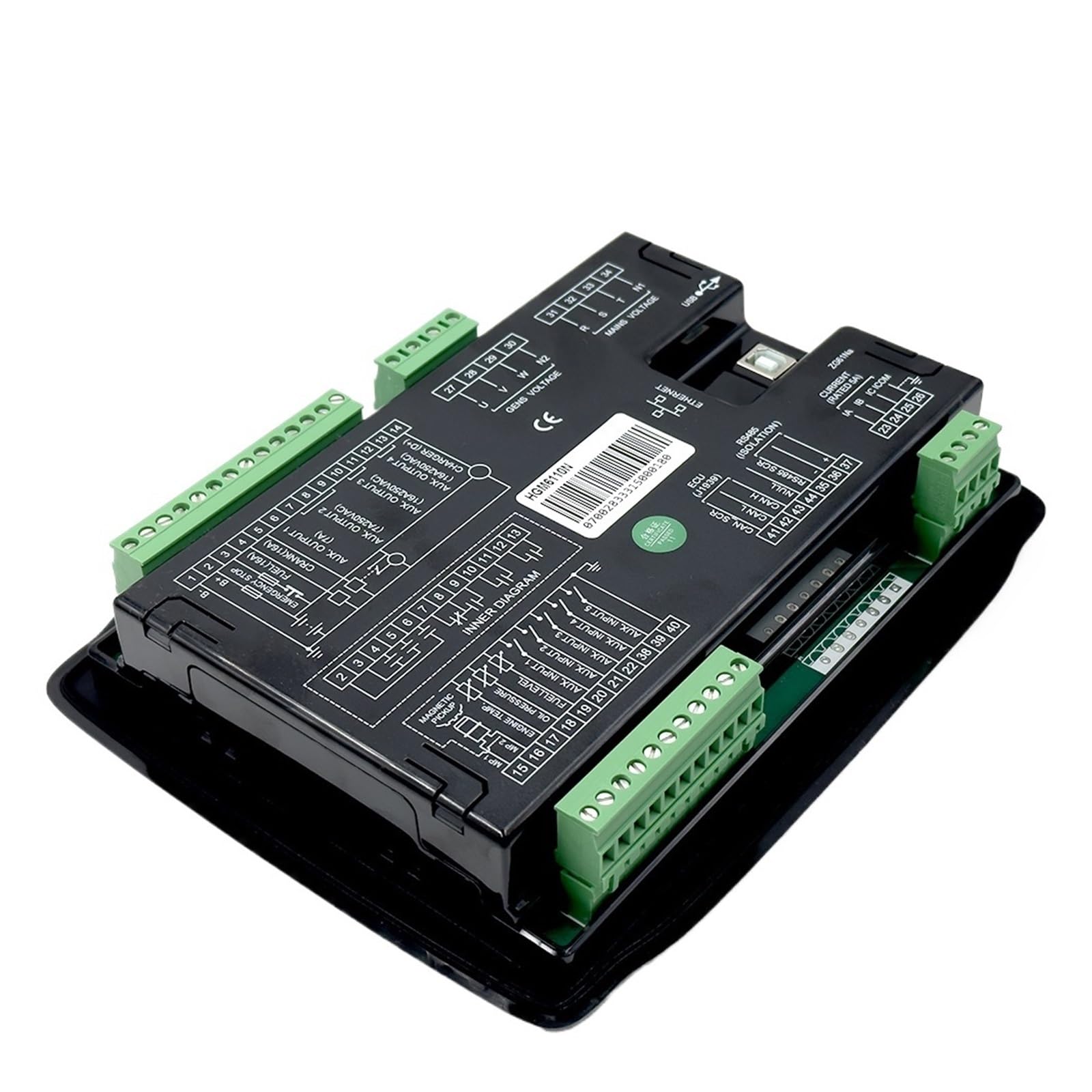 HGM6110N Controlador de generador de Arranque automático Panel de módulo de Control Piezas de Grupo electrógeno Original