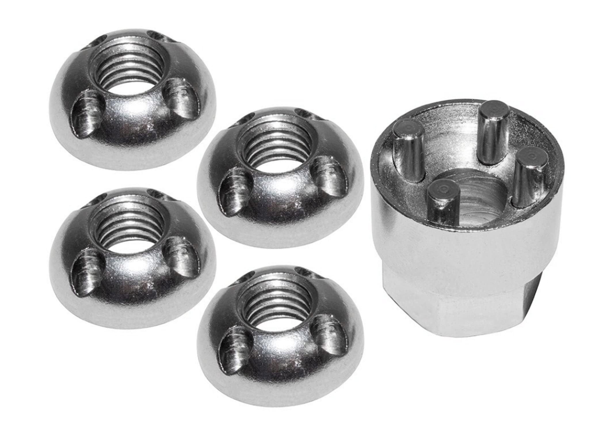 OG Secure Antitheft Security Nut Set M8 DA7331 304 Stainless