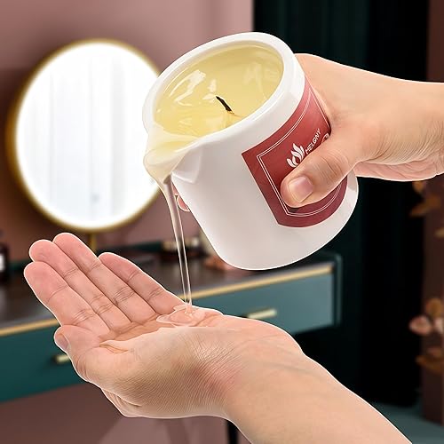Miniatura 2 de MELONY Vela de masaje Regalos de velas navideñas para mujeres y hombres Vela de aceite corporal hidratante para spa en casa Aceites de masaje