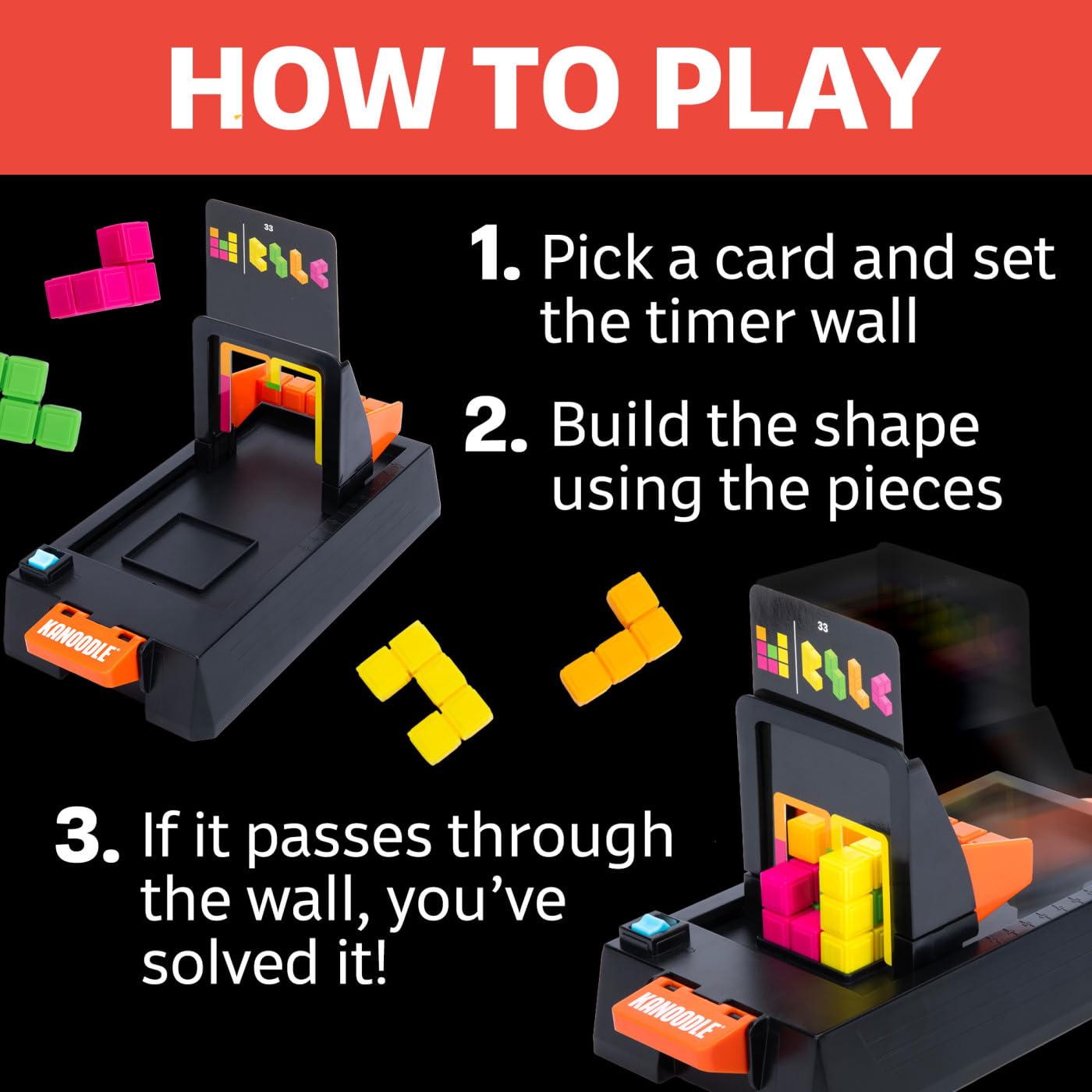 Learning Resources Kanoodle Shape Escape, Travel Games for Kids Ages 7+, 3D Brain Teaser Puzzle - Image 3