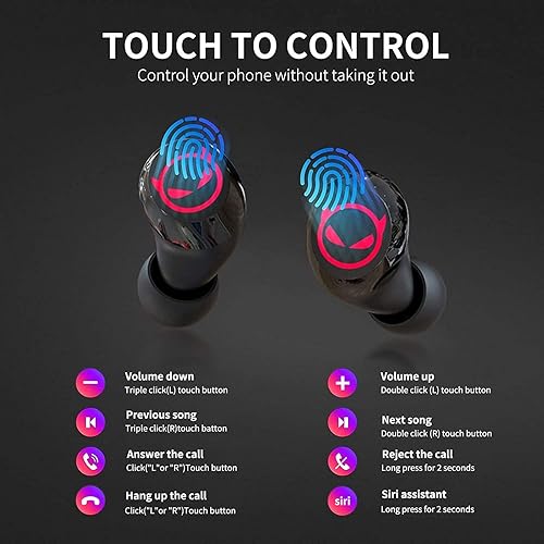 Miniatura 3 de Auriculares Bluetooth B29 negros, con un estuche de carga de 350 mAh, 40 horas de tiempo de conversación, impermeables, cancelación de ruido,