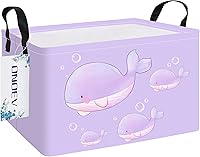 Vista 12 de Cesta de lavandería plegable rectangular, cesta de lona impermeable, cesta de regalo, adecuada para habitación de niños, oficina, ropa, Abeja