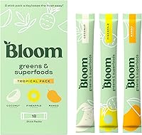 Vista 9 de Bloom Nutrition Paquetes de Polvo de Verduras y Superalimentos para la Salud Digestiva, Polvo de Verduras, Enzimas Digestivas, Probióticos