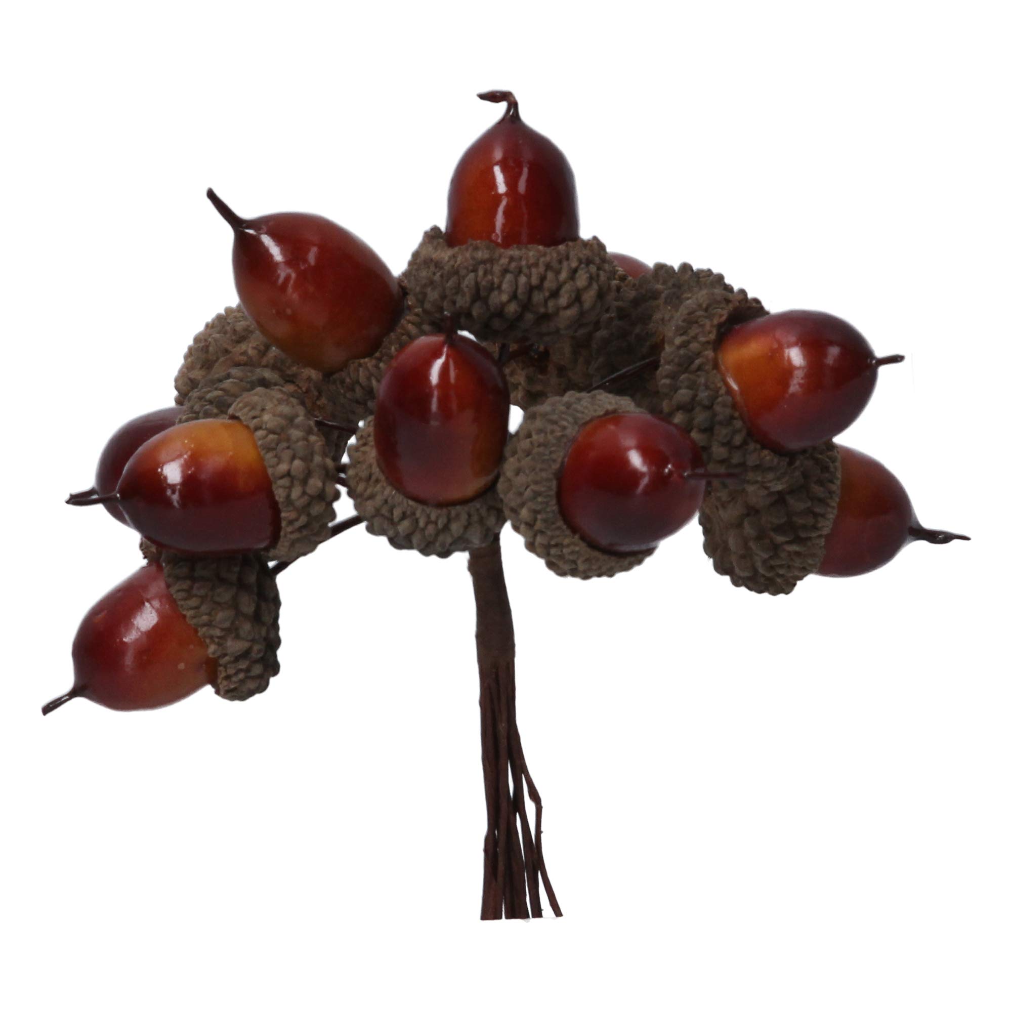 Gisela Graham Brown Christmas Decoration - Pick 12Cm - Acorn Bunch