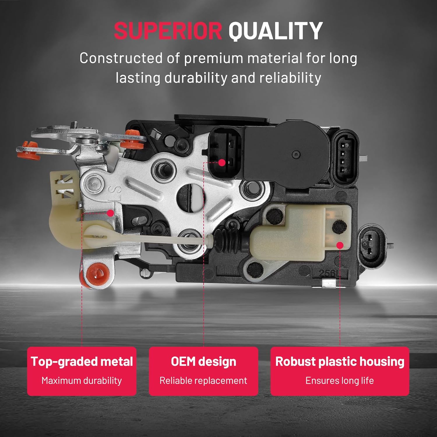 SYERAL Power Door Lock Actuator FR Front Right Passenger Side Compatible with Chevrolet S10 1998-2003, Compatible with GMC Sonoma 1998-2003 Replaces APDLA0026 DLA1430 DLA707 SK931261 15066131 931-261