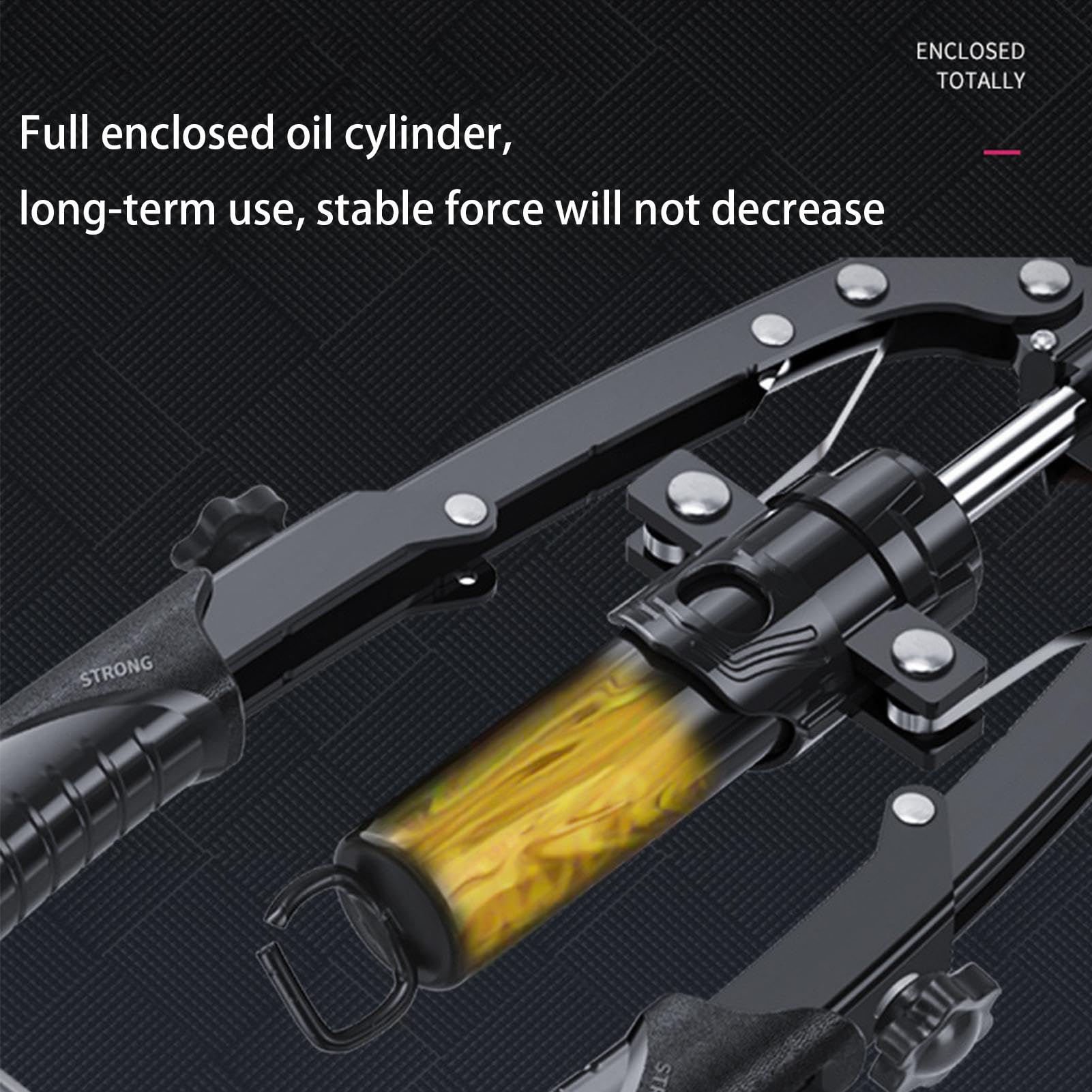 Wrist Strengthener, siłownia tylny ekspander, regulowany opór hydrauliczny, ekspander brzuszny koło do brzucha, wzór Sturdy 21,26 x 11,22 , do treningu pełnego ciała