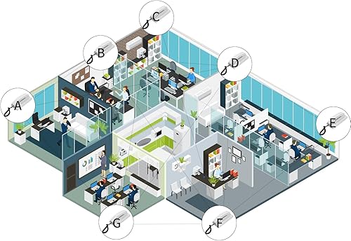 Miniatura 4 de Sistema de intercomunicación inalámbrico para negocios, sistema de intercomunicación para uso doméstico, teléfono de intercomunicación habitación a
