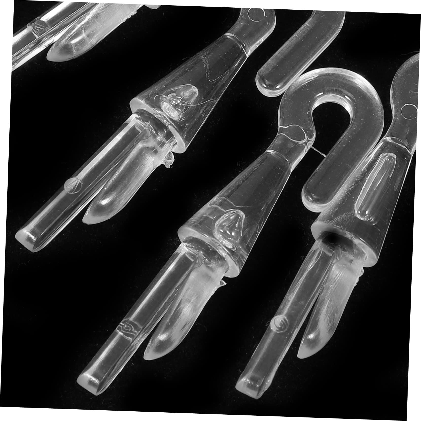 YARNOW 6pcs Shutter Turn Rod Head Blind Wand Hook tip Blind Hooks Replacement Blind Wand Hook Replacement Vertical Blind Wand Hook Mini Blind Wand Hook ganchos Honeycomb Plastic Hook Clip