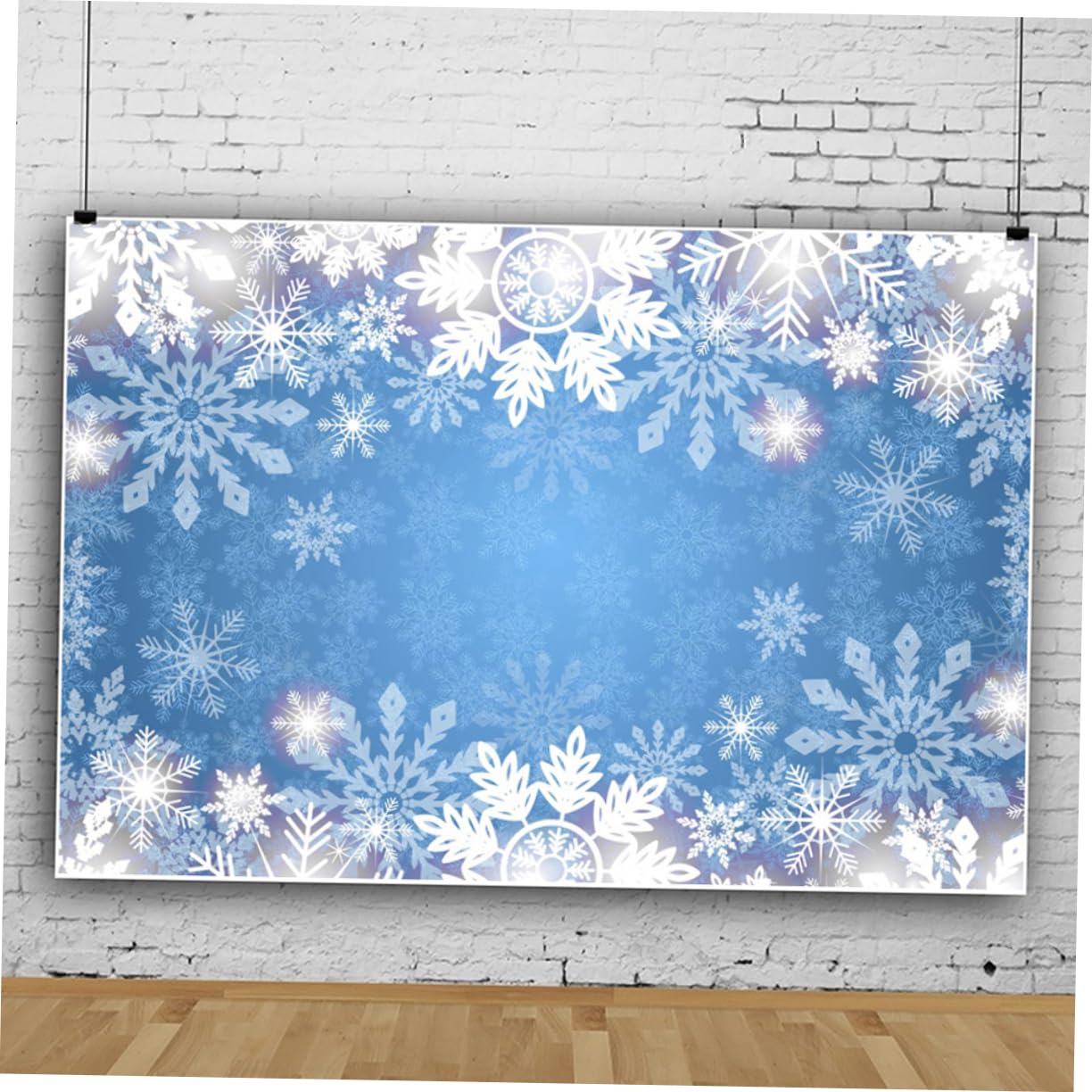 VILLCASE 1 Pz. Panno Fotografico Di Natale Sfondo Fotografico Per L'inverno Panno Per Sfondo Fotografico Sfondo Fiocco Di Neve
