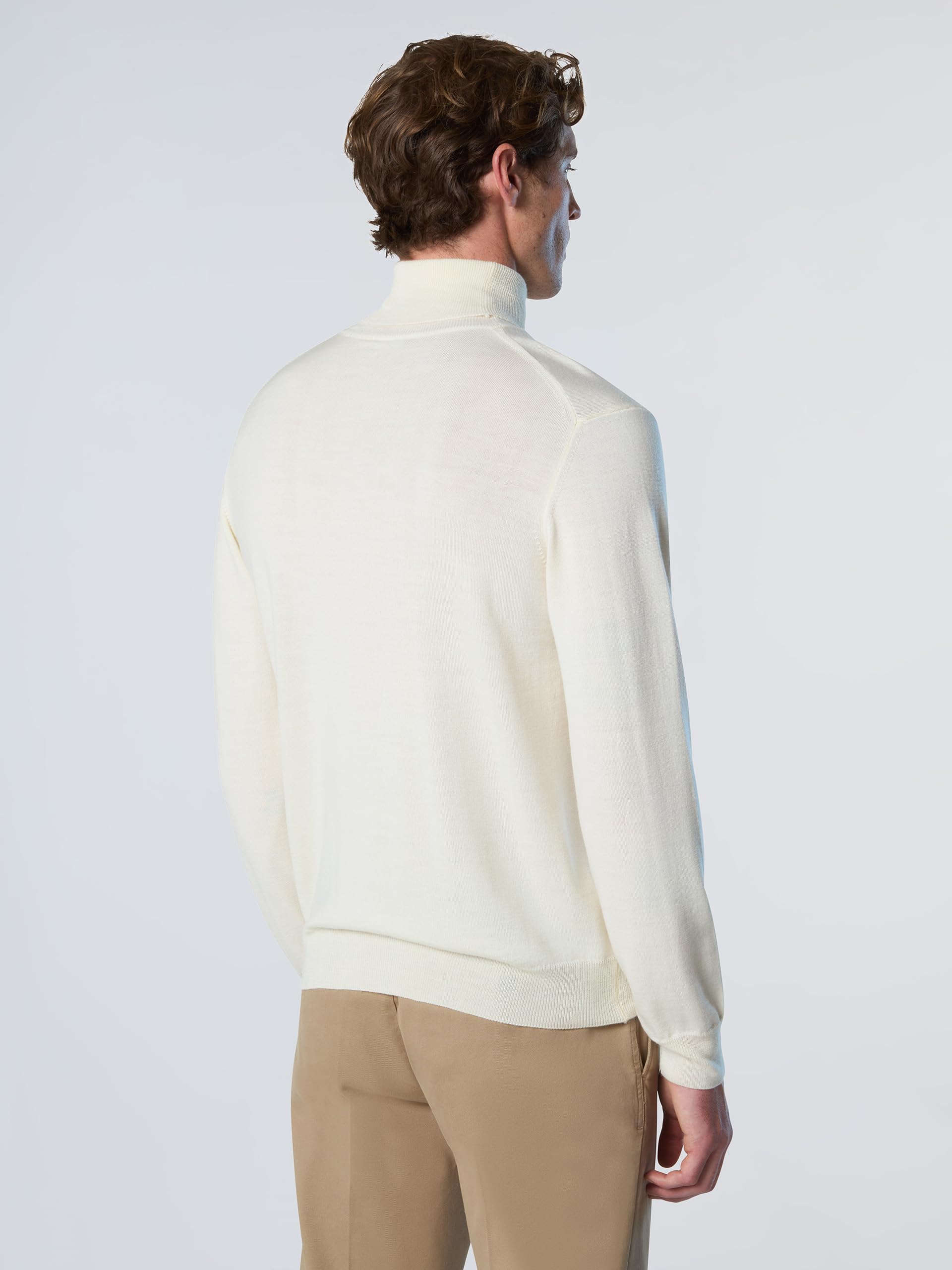 NORTH SAILS Maglione Uomo in Lana Merino con Collo Alto