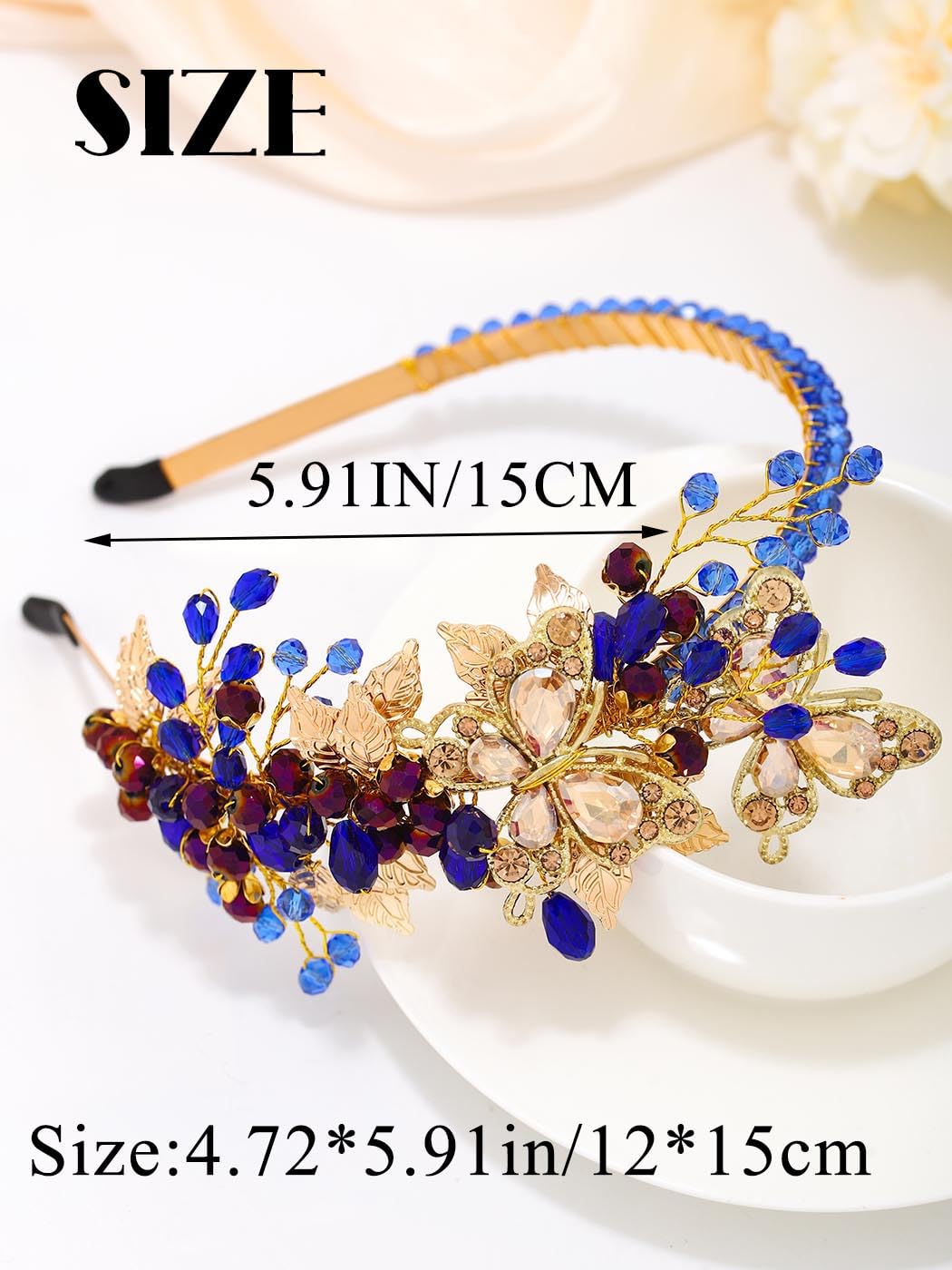 Cerchietto per capelli da sposa