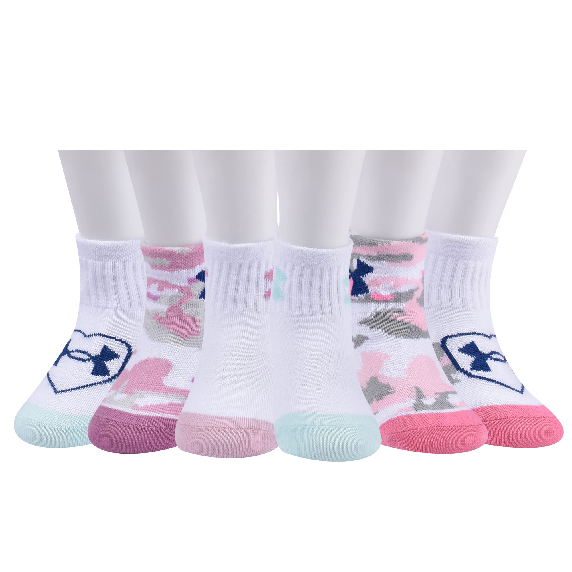 Under Armour Mädchen Multi Pack Quarter Socks (6-pack) Viertelsocke (6er Pack)
