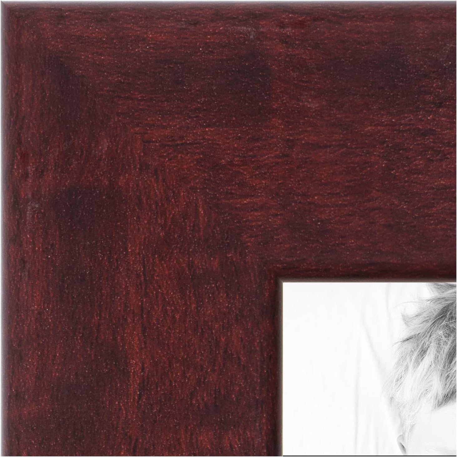 ArtToFrames 10x20 Inch Red Picture Frame, 1 - Pack, This 1.25 inch Custom MDF Poster Frame is Cherry, Comes with Regular Glass (Frame_Pack_1_BW26-039-10x20)