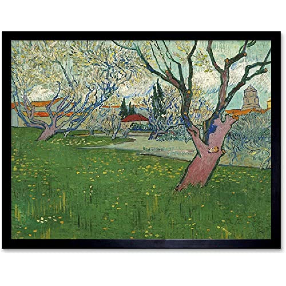 Vincent Van Gogh Bloeiende Boomgaarden Gezicht Op Arles Unframed Wall Art Print Poster Home Decor Premium